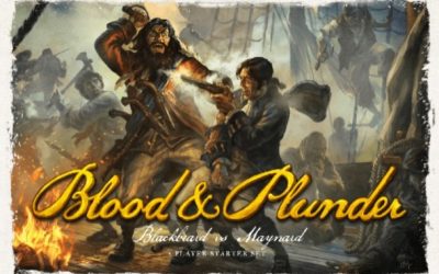 Amaro Pargo en el juego de tablero, Made in USA,  Blood & Plunder
